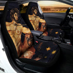Watercolor Sagittarius Zodiac Sign Print Universal Fit Car Seat Covers