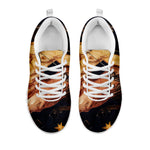 Watercolor Sagittarius Zodiac Sign Print White Sneakers