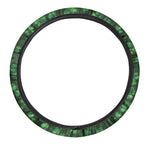 Watercolor Saint Patrick's Day Print Car Steering Wheel Cover
