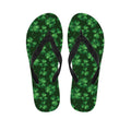 Watercolor Saint Patrick's Day Print Flip Flops