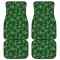 Watercolor Saint Patrick's Day Print Front and Back Car Floor Mats