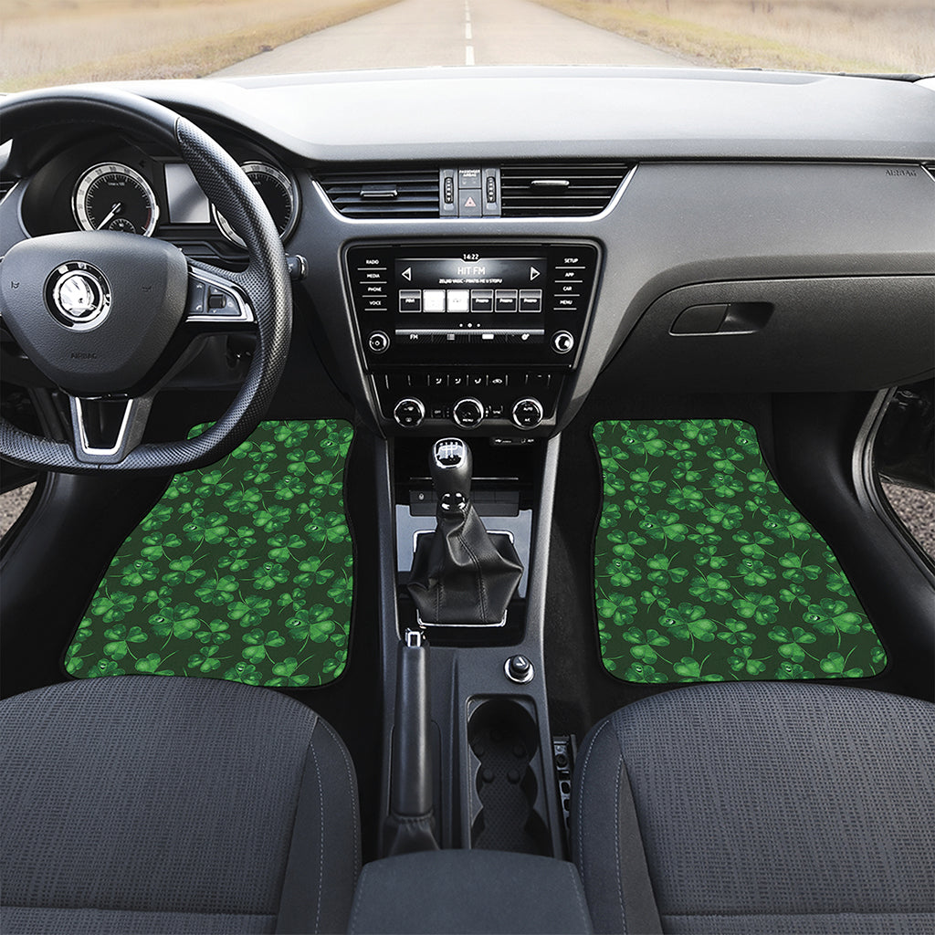 Watercolor Saint Patrick's Day Print Front Car Floor Mats