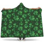 Watercolor Saint Patrick's Day Print Hooded Blanket