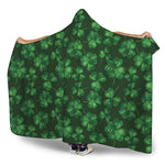 Watercolor Saint Patrick's Day Print Hooded Blanket