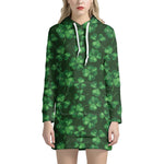 Watercolor Saint Patrick's Day Print Hoodie Dress