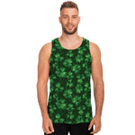 Watercolor Saint Patrick's Day Print Men's Tank Top