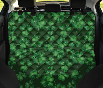 Watercolor Saint Patrick's Day Print Pet Car Back Seat Cover