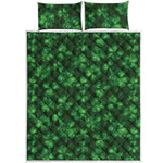 Watercolor Saint Patrick's Day Print Quilt Bed Set