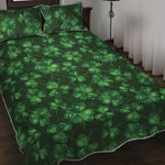 Watercolor Saint Patrick's Day Print Quilt Bed Set