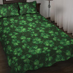 Watercolor Saint Patrick's Day Print Quilt Bed Set