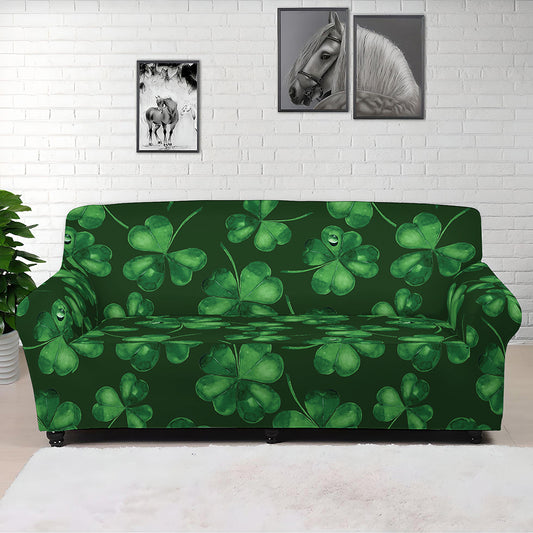 Watercolor Saint Patrick's Day Print Sofa Cover