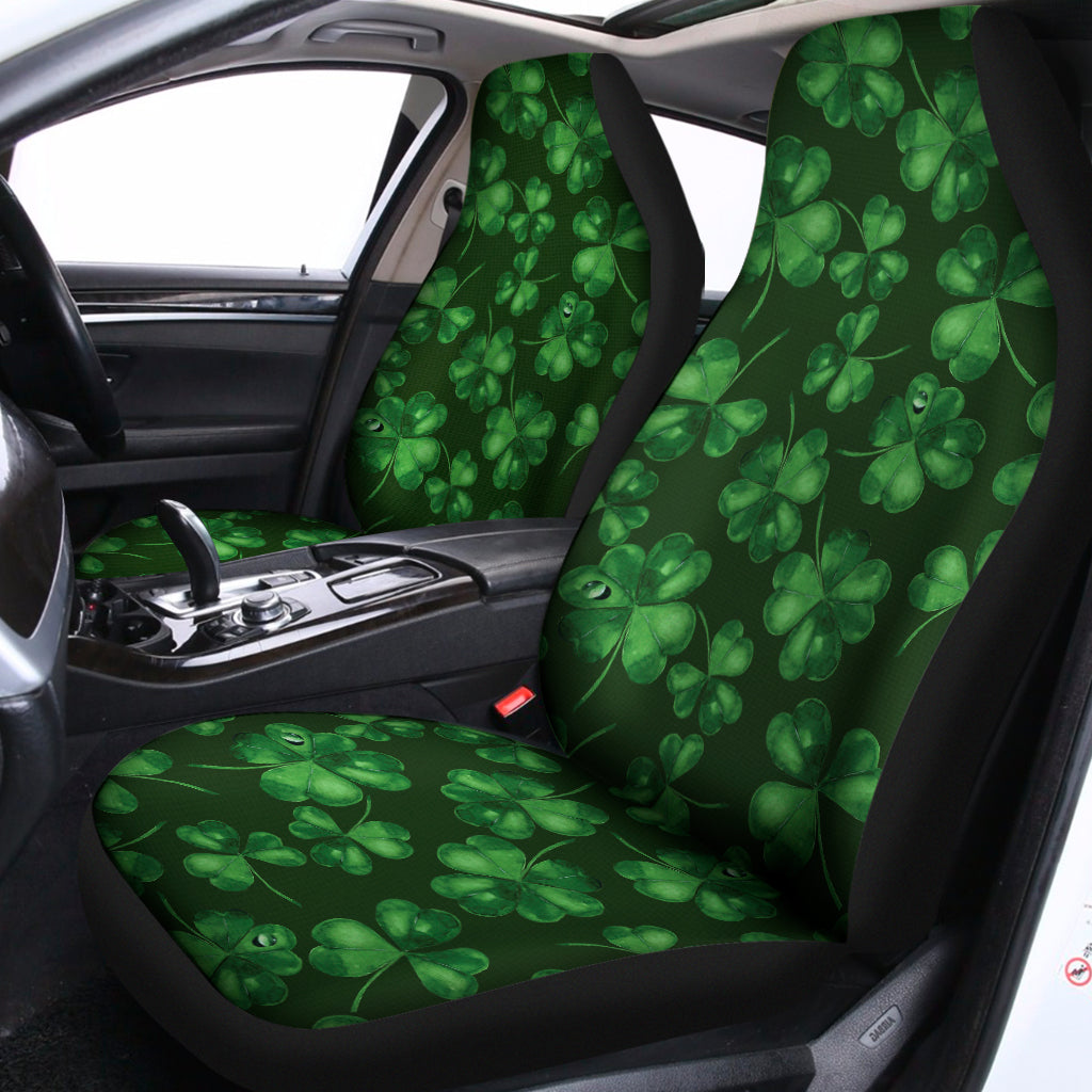 Watercolor Saint Patrick's Day Print Universal Fit Car Seat Covers