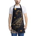 Watercolor Scorpio Zodiac Sign Print Apron