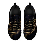 Watercolor Scorpio Zodiac Sign Print Black Sneakers