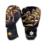 Watercolor Scorpio Zodiac Sign Print Boxing Gloves