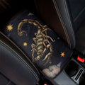 Watercolor Scorpio Zodiac Sign Print Car Center Console Cover