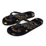 Watercolor Scorpio Zodiac Sign Print Flip Flops