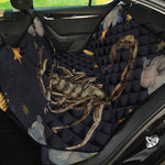 Watercolor Scorpio Zodiac Sign Print Pet Car Back Seat Cover