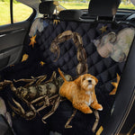 Watercolor Scorpio Zodiac Sign Print Pet Car Back Seat Cover