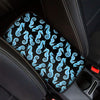Watercolor Seahorse Pattern Print Car Center Console Cover