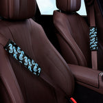 Watercolor Seahorse Pattern Print Car Seat Belt Covers