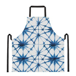 Watercolor Shibori Pattern Print Apron