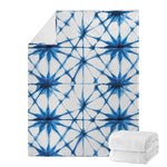 Watercolor Shibori Pattern Print Blanket