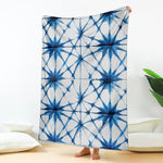 Watercolor Shibori Pattern Print Blanket