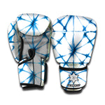 Watercolor Shibori Pattern Print Boxing Gloves