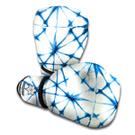 Watercolor Shibori Pattern Print Boxing Gloves