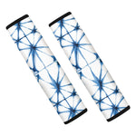 Watercolor Shibori Pattern Print Car Seat Belt Covers