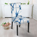 Watercolor Shibori Pattern Print Dining Chair Slipcover