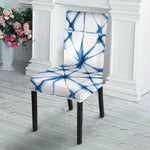 Watercolor Shibori Pattern Print Dining Chair Slipcover
