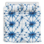 Watercolor Shibori Pattern Print Duvet Cover Bedding Set