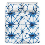 Watercolor Shibori Pattern Print Duvet Cover Bedding Set