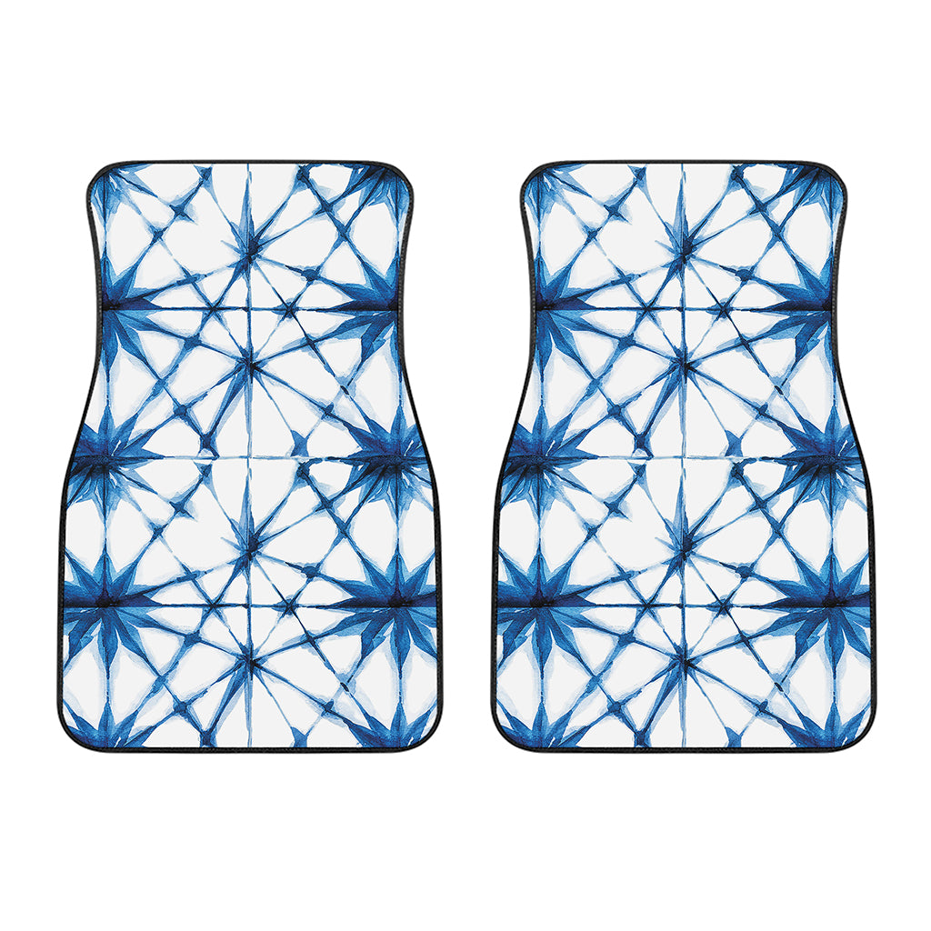 Watercolor Shibori Pattern Print Front Car Floor Mats
