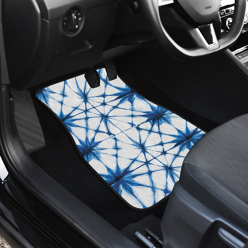 Watercolor Shibori Pattern Print Front Car Floor Mats