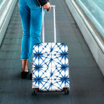 Watercolor Shibori Pattern Print Luggage Cover