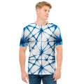 Watercolor Shibori Pattern Print Men's T-Shirt