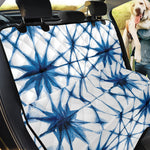 Watercolor Shibori Pattern Print Pet Car Back Seat Cover