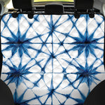 Watercolor Shibori Pattern Print Pet Car Back Seat Cover