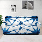 Watercolor Shibori Pattern Print Sofa Cover