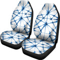 Watercolor Shibori Pattern Print Universal Fit Car Seat Covers