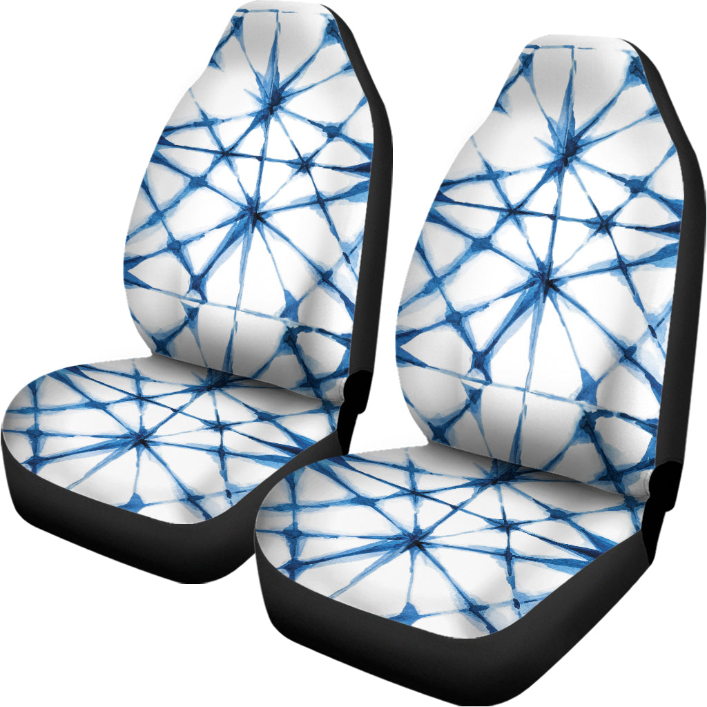 Watercolor Shibori Pattern Print Universal Fit Car Seat Covers