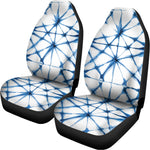 Watercolor Shibori Pattern Print Universal Fit Car Seat Covers