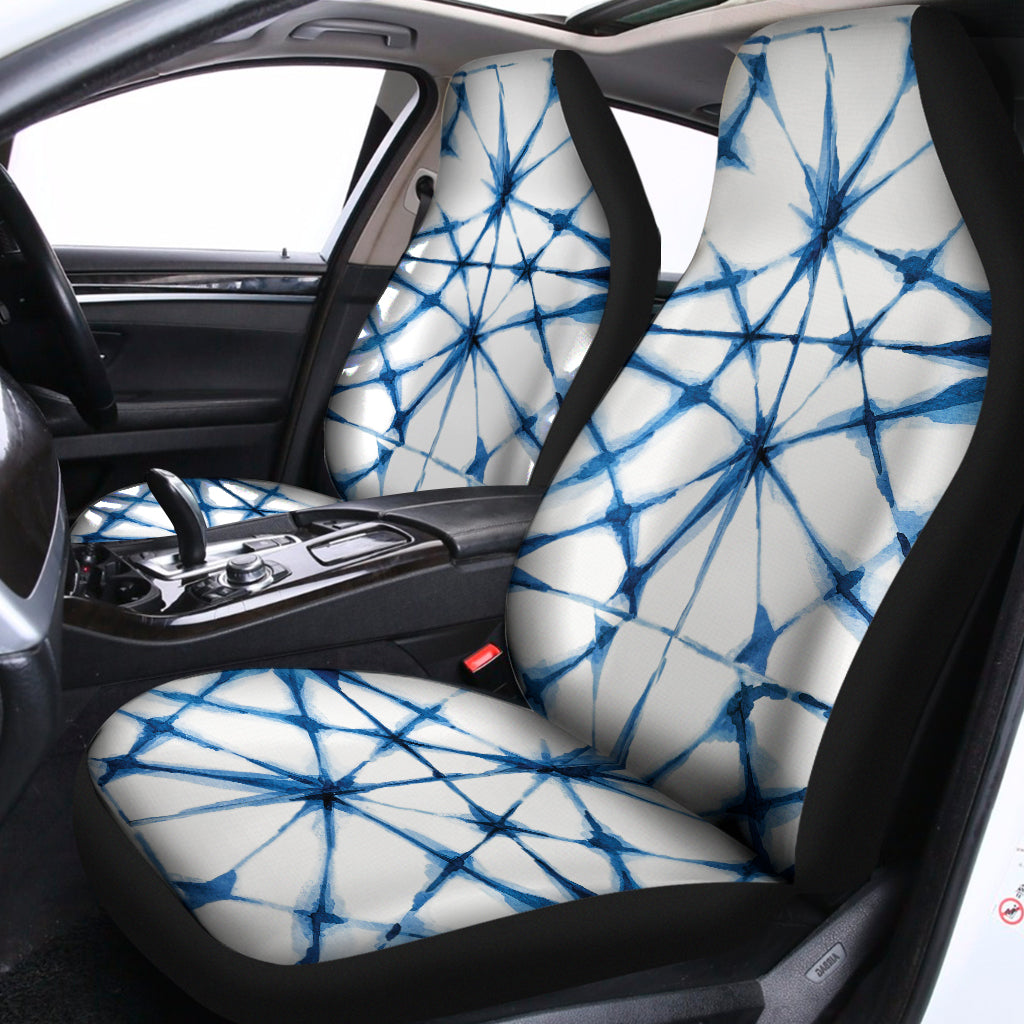 Watercolor Shibori Pattern Print Universal Fit Car Seat Covers