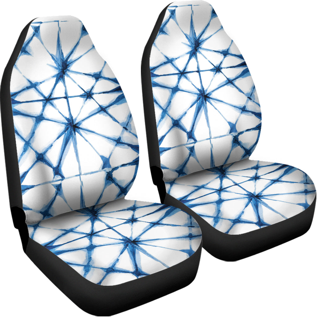 Watercolor Shibori Pattern Print Universal Fit Car Seat Covers