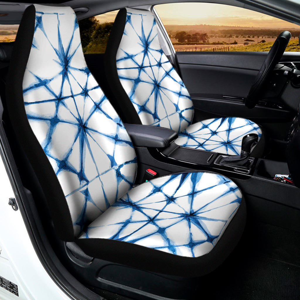 Watercolor Shibori Pattern Print Universal Fit Car Seat Covers