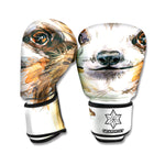 Watercolor Sloth Print Boxing Gloves
