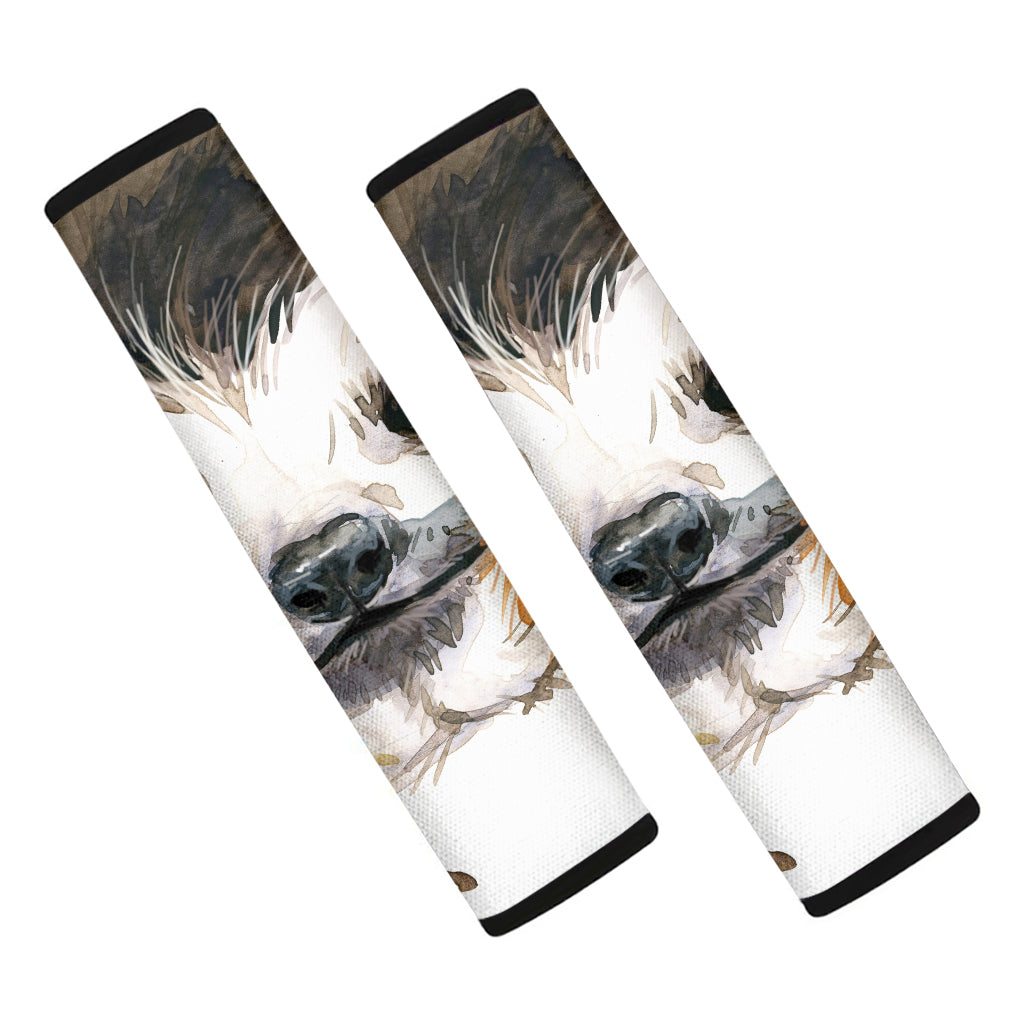 Watercolor Sloth Print Car Seat Belt Covers
